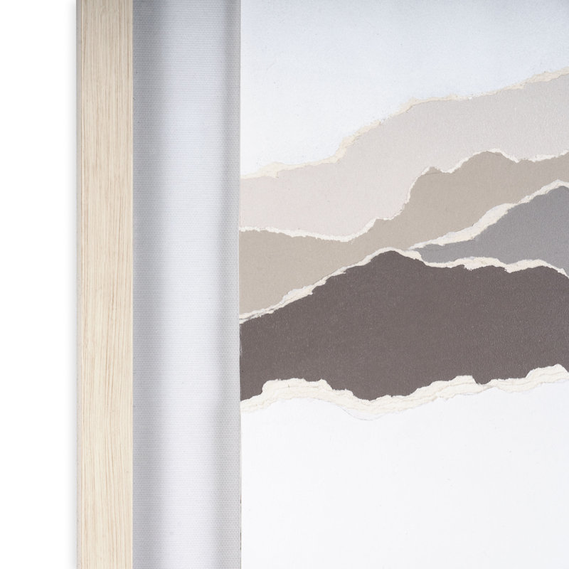 «Torn Terrain I» sur papier