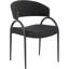 Chaise de salle à manger noire Privet, ensemble de 2-934652425-934652427