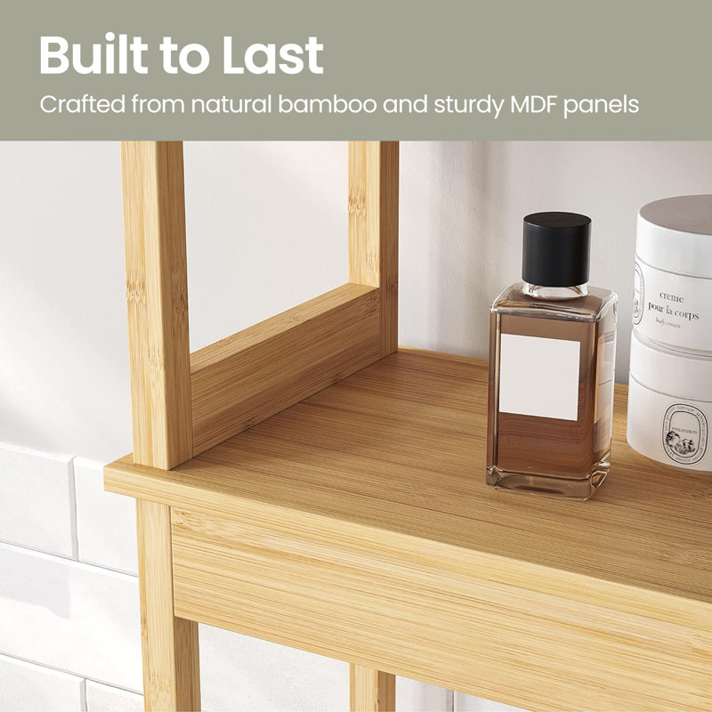 Armoire de rangement au-dessus de la toilette, Naturel