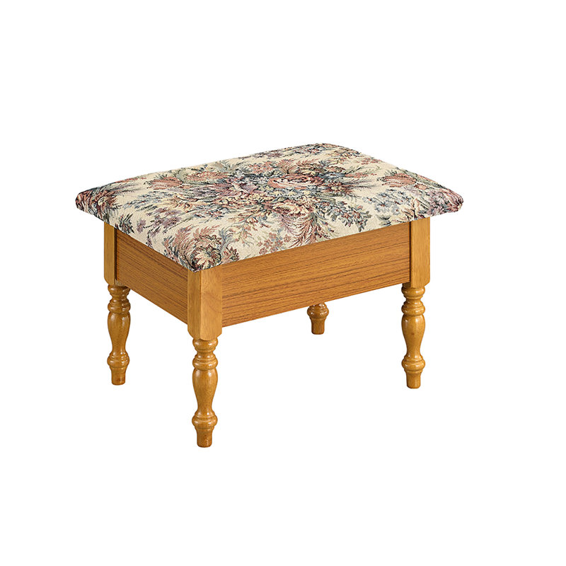 Tabouret de 10 po de hauteur avec rangement en bois