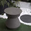 Table d'appoint moderne et robuste en faux terrazzo, parfaite pour une utilisation intérieure et extérieure, table de coin de jardin robuste et élégante