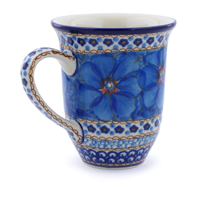Grande tasse en grès 17 oz - French Poppies