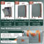 Ensembles de bagage 5 pièces avec ouverture frontale, valise de transport extensible rigide avec roulettes pivotantes, sac de rangement pour porte-gobelet et verrou USB