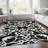 Premium Machine Washable Prisco Black Rug-1791133603