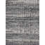 Zoe Rose Hi Lo Abstract Area Rug in Charcoal Gray/Black