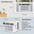 Winado 12000 BTU Wi-Fi Connected Window Air Conditioner for 550 Square Feet with Heater and Remote Included