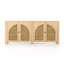 Buffet en bois massif de manguier de 78 po de largeur Silfa-1612182201-1643865907