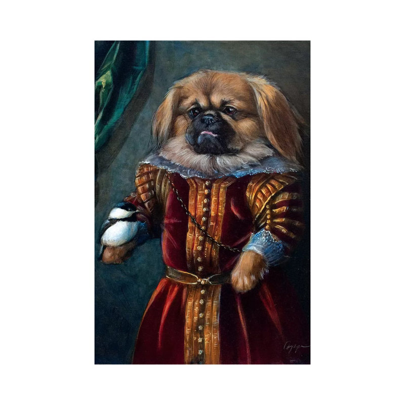 Louis by Melinda Copper - Wrapped Canvas Gallery-Wrapped Canvas Giclée, 101.6 cm H x 66.04 cm W x 3.175 cm D
