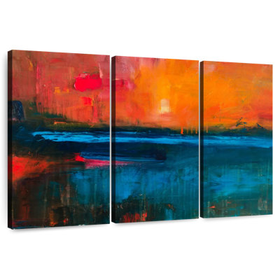 Coucher de soleil abstrait Avery