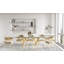 Infinity Oval Glass Dining Table