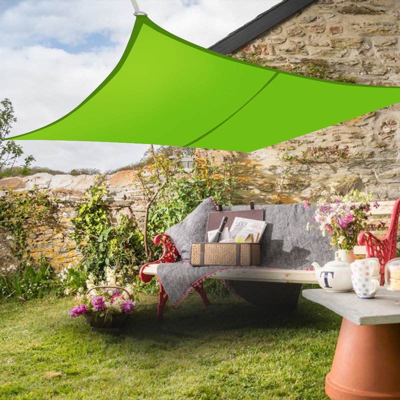 Dunarragan 4m x 3m Rectangular Shade Sail, Light Green