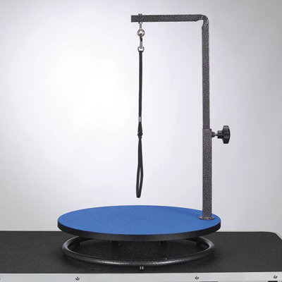 4.8'' H x 18'' W x 18'' D Metal Dog Tabletop Grooming Table