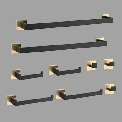 9 - Piece Bathroom Hardware Set