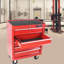 Boîte à outils de garage à 5 tiroirs avec serrure et mobile - Acier rouge pour économiser de l'espace Armoire à 5 outils verrouillable-963457839