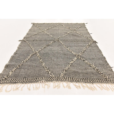 Mosser Black and White Rug