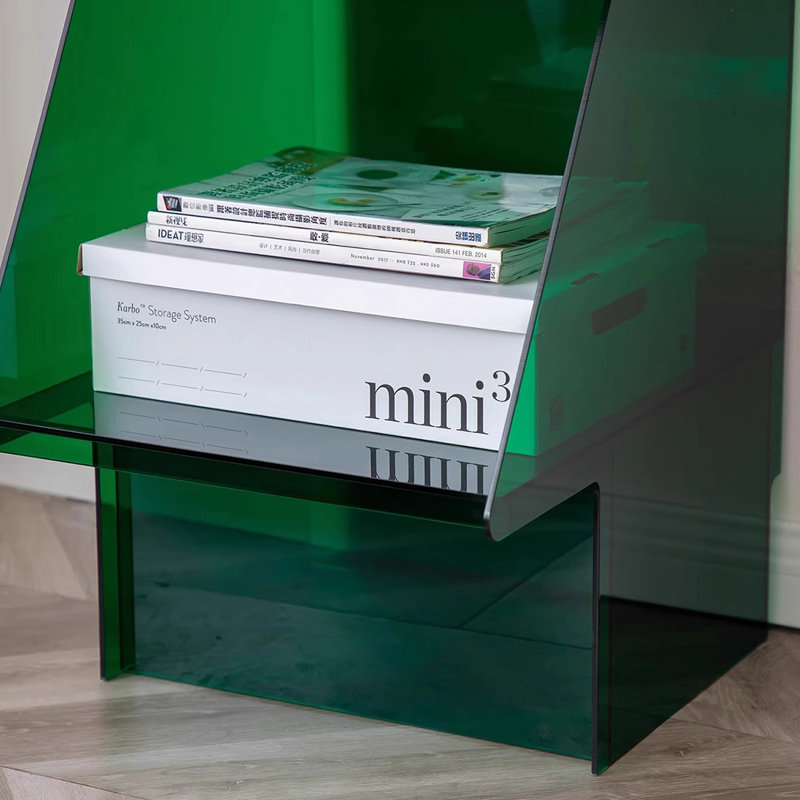 Bello, (3 Shelves) 46.26"H x 15.75"W x 15.35"D, Green
