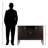Erik Coffee-Finished Entryway Buffet Cabinet With  Plenty Of Space, 33.43" H X 45.83" W X 15.59" D