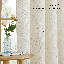Ensemble de 2 rideaux en lin lin avec œillets obscurcissant pour salon et chambre à coucher, ensemble de 2-1186869270-1186869271