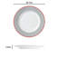 Waterside 24pc Graphite Grey Porcelain Dinner Set