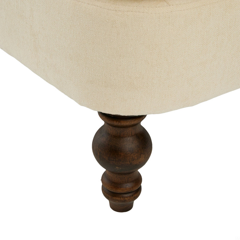 Canapé-lit simple surdimensionné d'intérieur en tissu, Beige