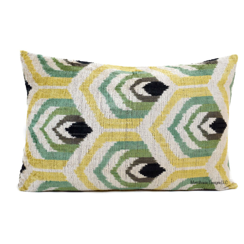 Celano Velvet Lumbar Pillow Cover & Insert
