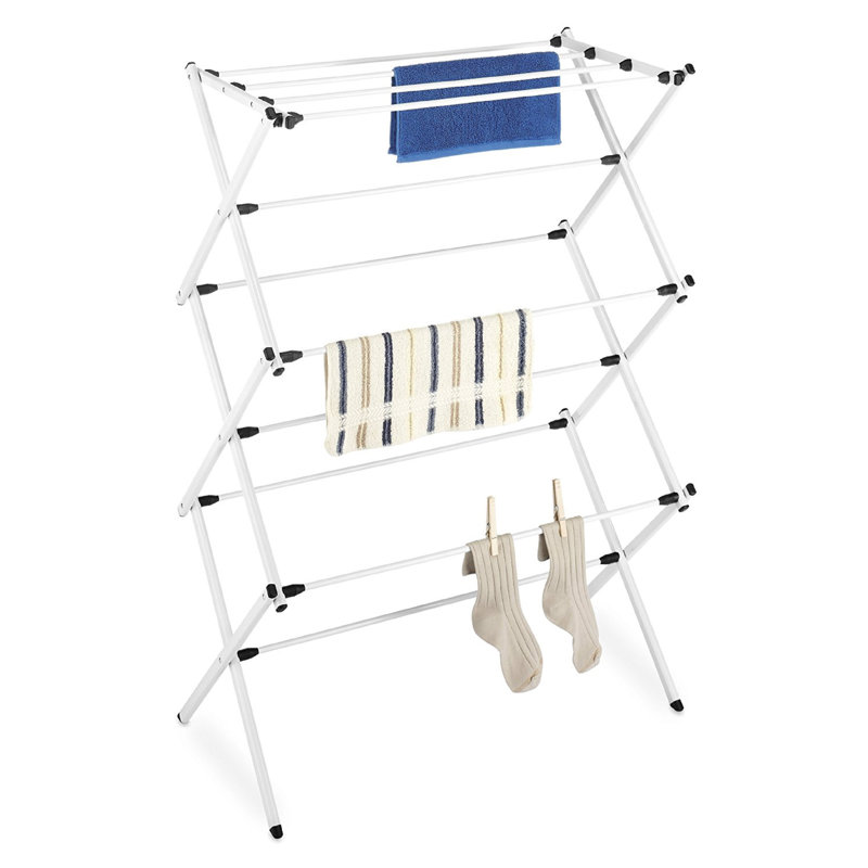 Metal Accordion Drying Rack, 41.13" H x 22.5" W x 14.5" D