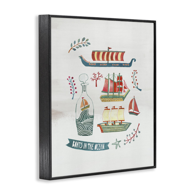 Art nautique et giclée encadrée par Nautical, Giclée encadrée noir minuit, H 14 po x l 11 po