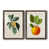 Papier, cadre noyer