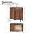 Arshawn Traditional 31''W Solid Wood 2 - Door Accent Cabinet with Simple Assembly-91924620