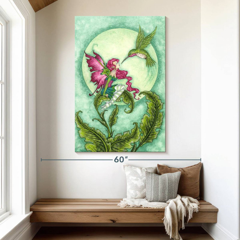 Kelan Flirting, 51" H x 34" W