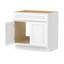 Base de meuble-lavabo simple Hibbitts 39 po seulement-1546430849