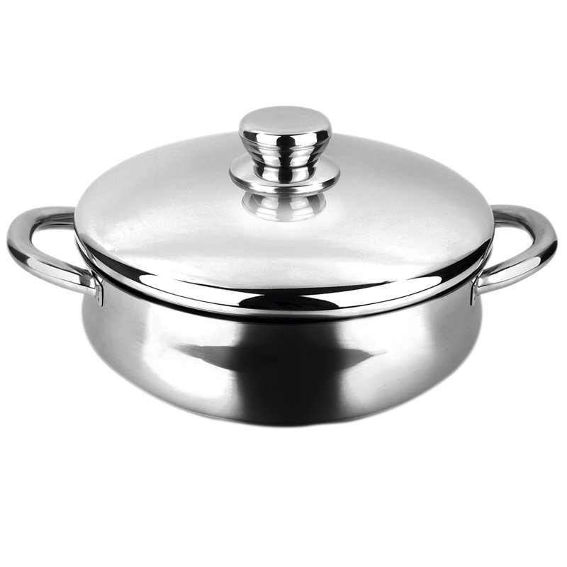 Pot à soupe antiadhésif en acier inoxydable (18/10) Fagor Silverinox, 4
