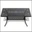 Ensemble 5 pièces de mobilier de salle à manger en aluminium coulé avec cadre