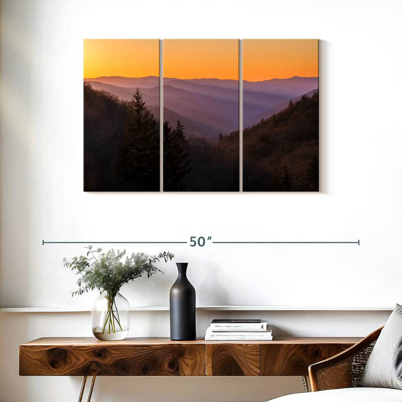 Alvord Sunrise In The Smokies, 24" H x 38" W
