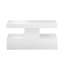 Timote Modern Gloss Coffee Table with LED Lights for Living Room-29647650