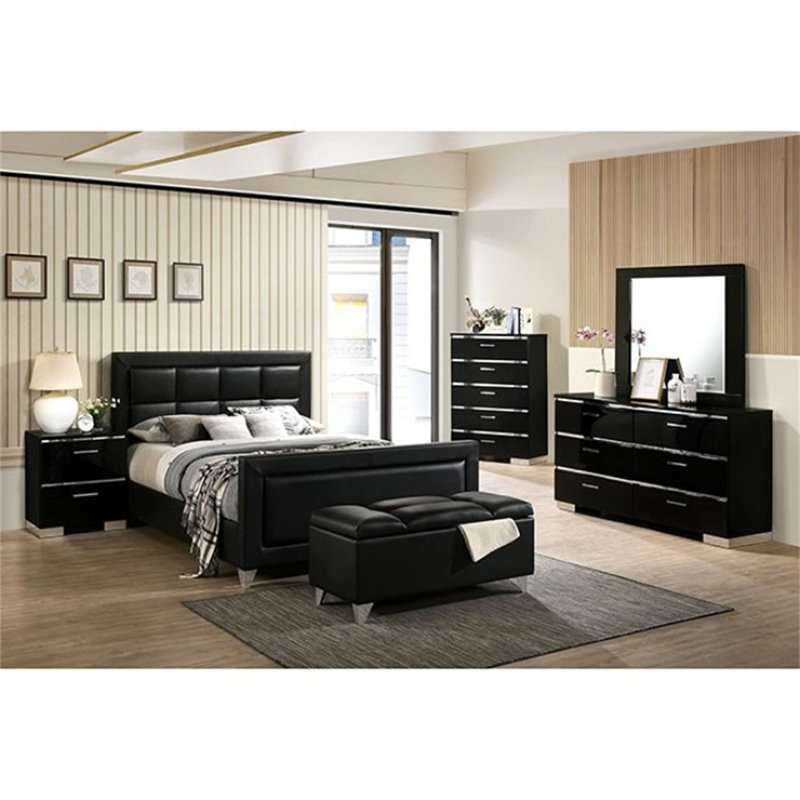 Commode double 6 tiroirs Glendolyn