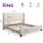 Wauseon Corduroy Upholstered Bed-439474938-439474939