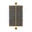 Demetri Metal Rectangle Wall Mirror-669981042