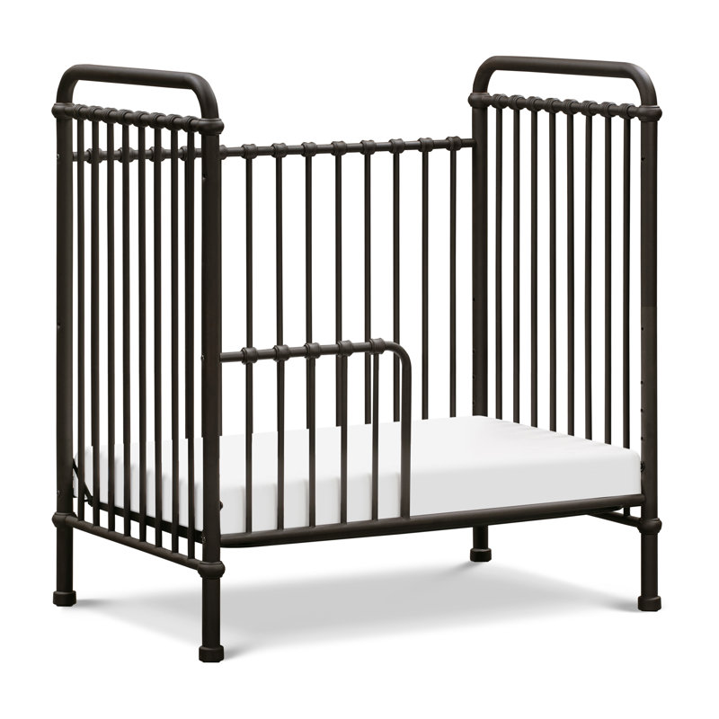 Abigail 3-In-1 Convertible Mini Crib, Vintage Iron