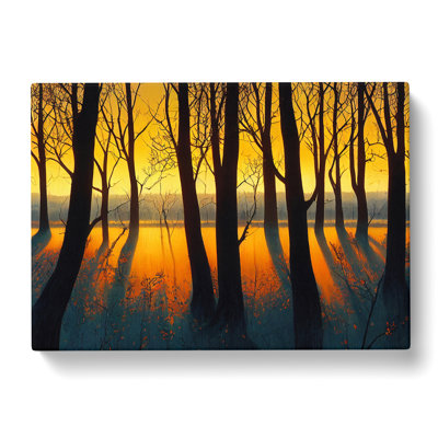 Spring Forest Sunrise Vol.1 - Wrapped Canvas Print