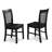 5 Piece Dining Table Set for 4 Includes a Rectangle Kitchen Table with Butterfly Leaf and 4 Dining Room Chairs, Black-1524277481-1524277480-1579390051