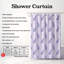 Rideau de douche standard blanc doux 1 pièce-562258485