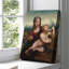 Madonna of the Yarnwinder - Toile tendue avec châssis par Leonardo Da Vinci-312301527