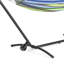 Support pour hamac extérieur avec cadre en angle Joena, acier noir 130 po