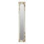 Miroir de plancher 11,8 x 1,6 x 69,3 po avec finition blanche vieillie