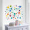 Adhésif décoratif pois