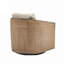 Rattan 360 Degree Swivel Barrel Club Chair