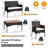 Rassan 4 - Person Outdoor Seating Group with Cushions