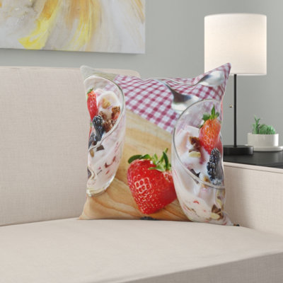 Microsuede Throw Pillow