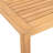 59"L Solid Teak Outdoor Dining Table